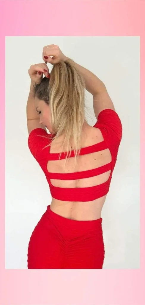 red color for salsa and bachata dance