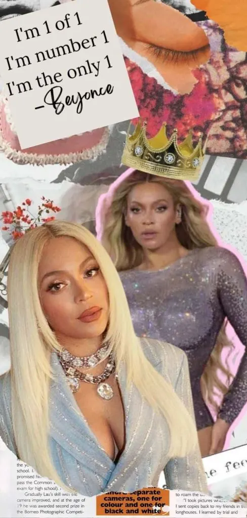 Beyonce crown collage wallpaper