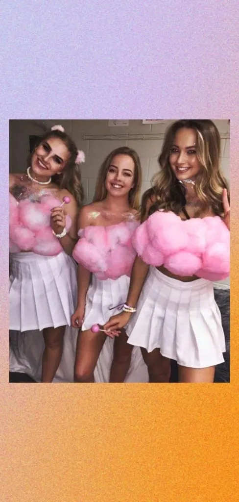 Cotton candy costume