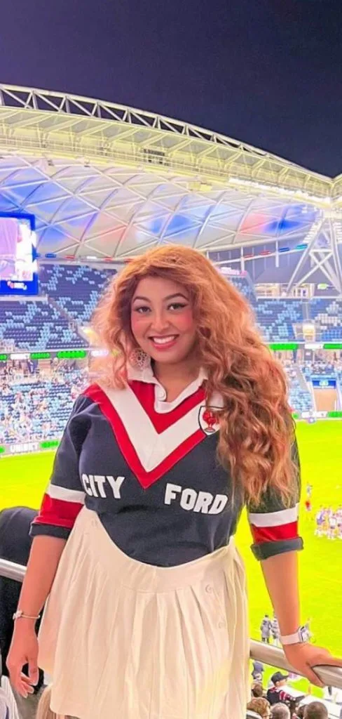 rugby match game day outfit women