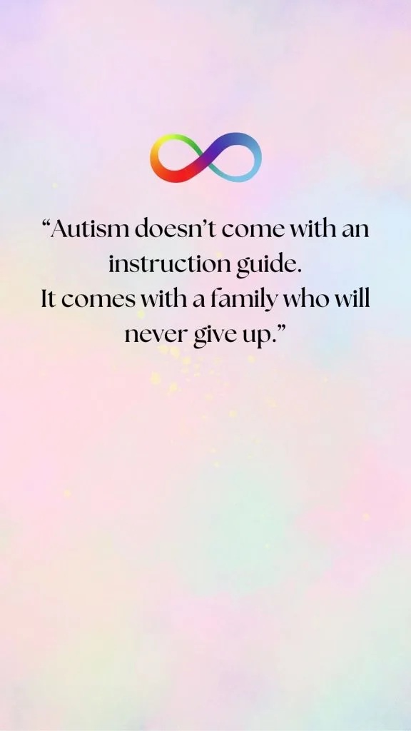 Autism neurodiversity symbol quote wallpaper