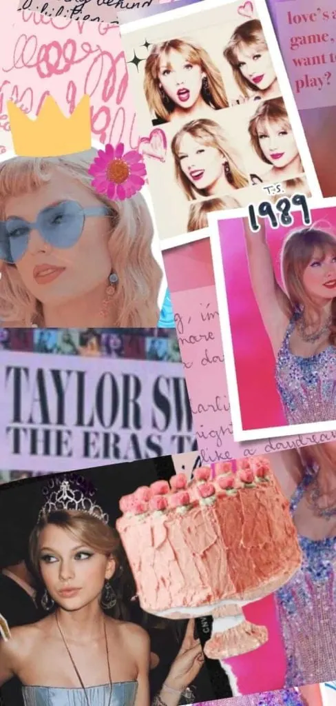 Taylor Swift newspaper collage 1989