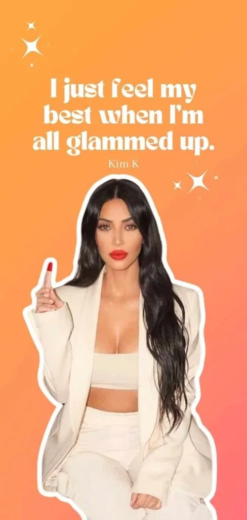 Kim Kardashian quotes about beauty wallpaper