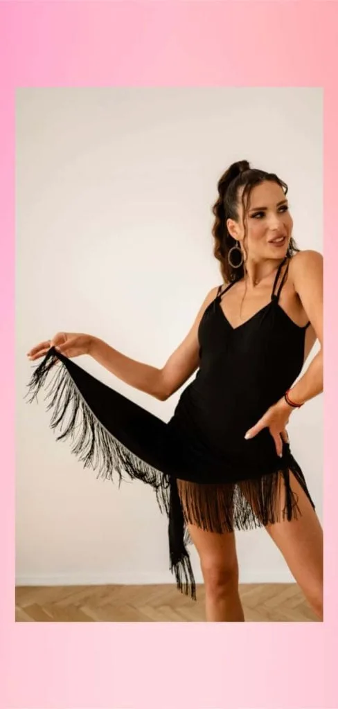 fringe dress casual salsa dance