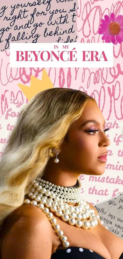 In my Beyonce era phone wallpaper