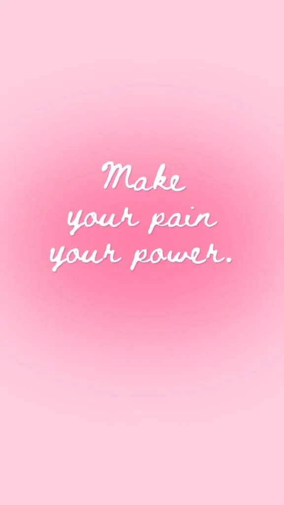 Make your pain your power motivational adhd quote