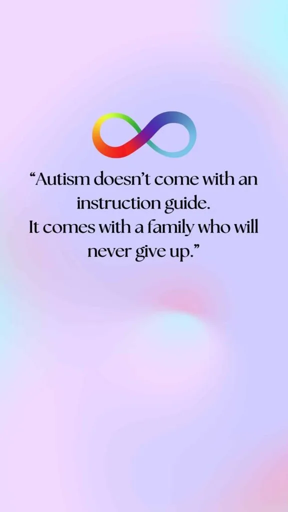 Autism neurodiversity symbol quote wallpaper