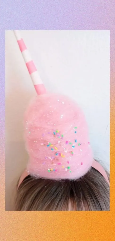 Cotton candy headband