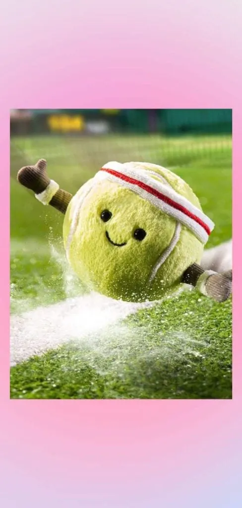 Jellycat cute tennis ball wallpaper