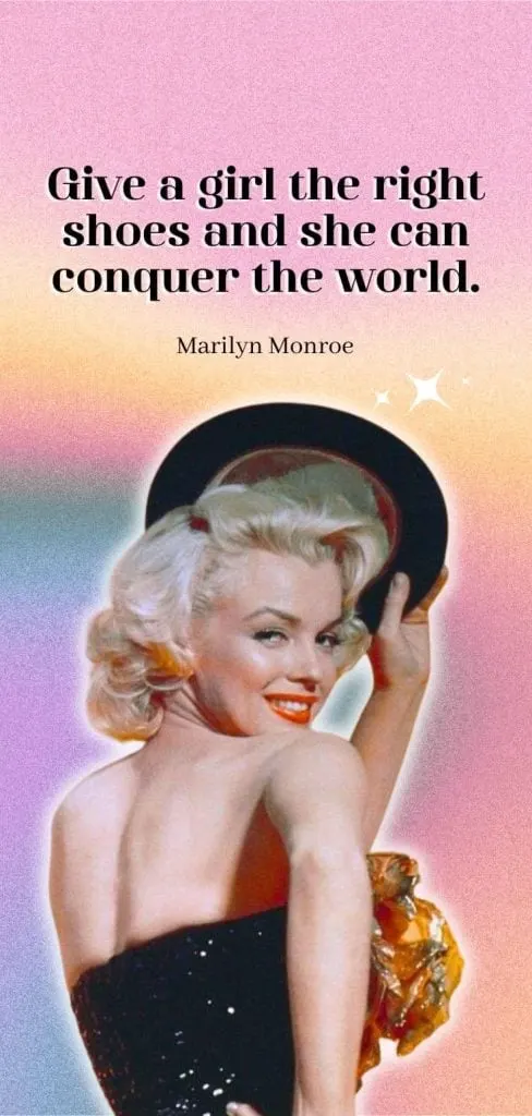 Marilyn Monroe quotes about fashion wallpaper