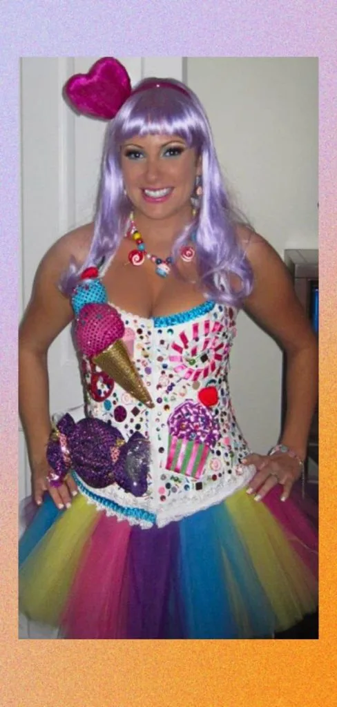 Katy Perry candyland inspired costumes