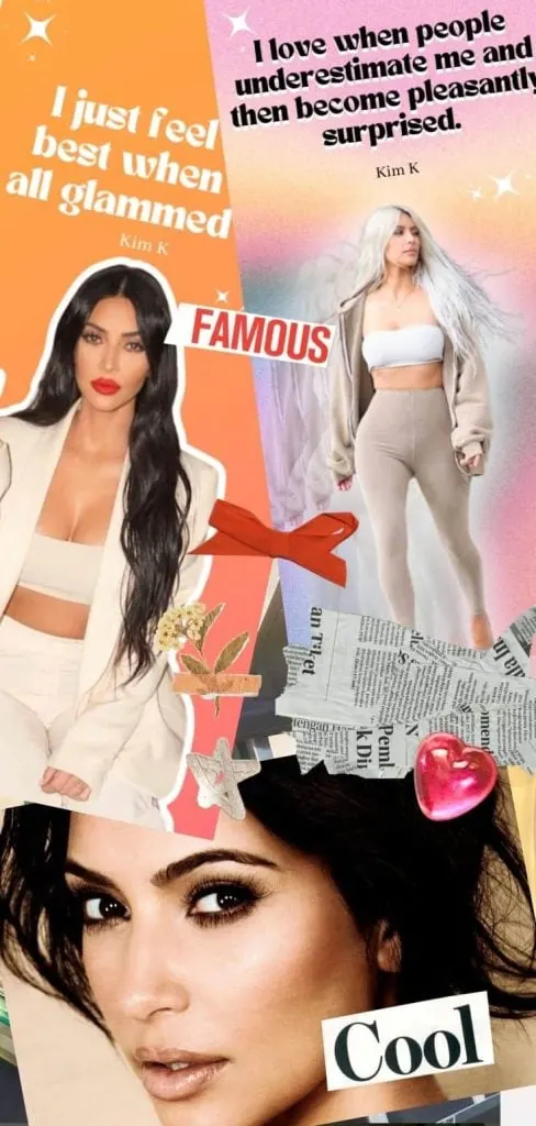 Kim Kardashian inspirational quotes wallpaper