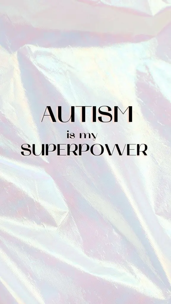 Autism is my superpower wallpaper