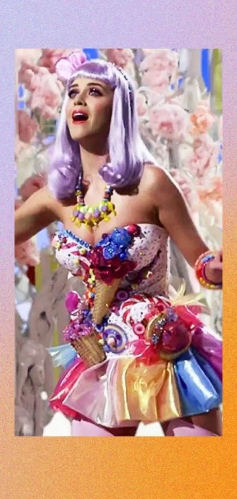 Katy Perry candyland costumes