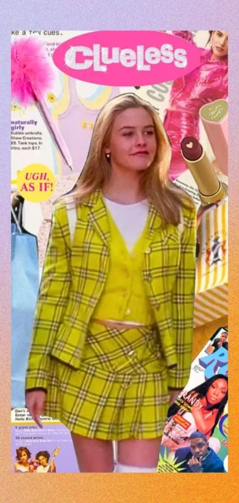 90s plaid skirt clueless 
