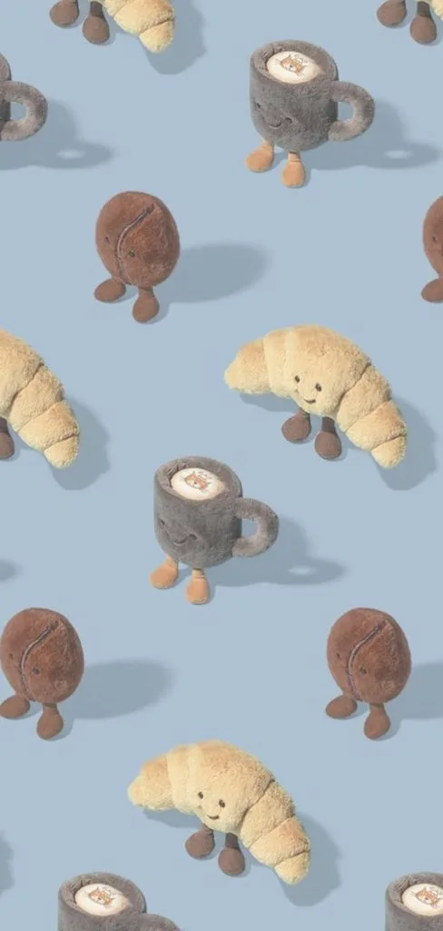 Jellycat croissant wallpaper