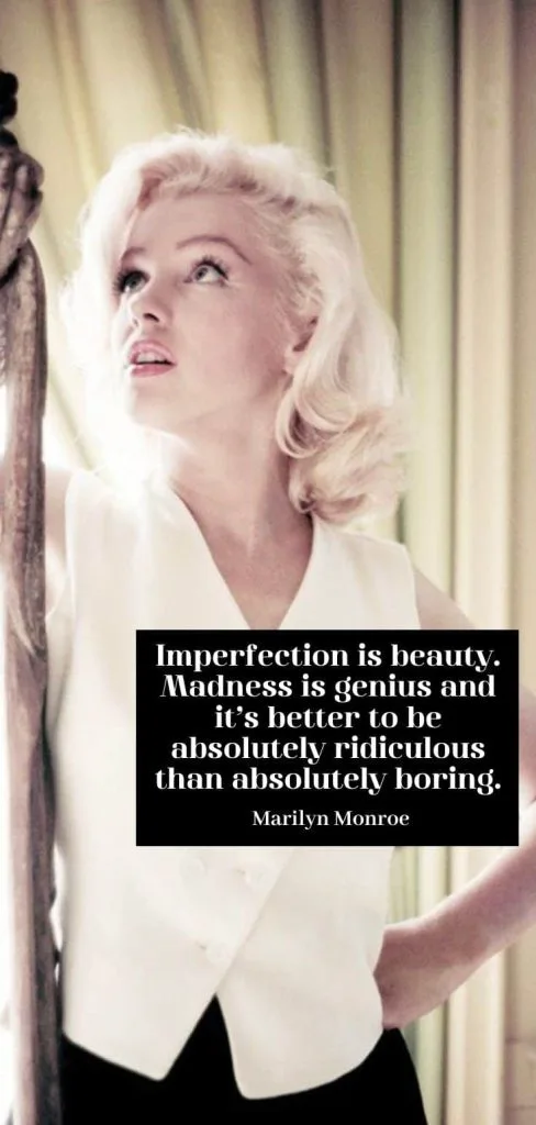 Marilyn Monroe phone with quotes