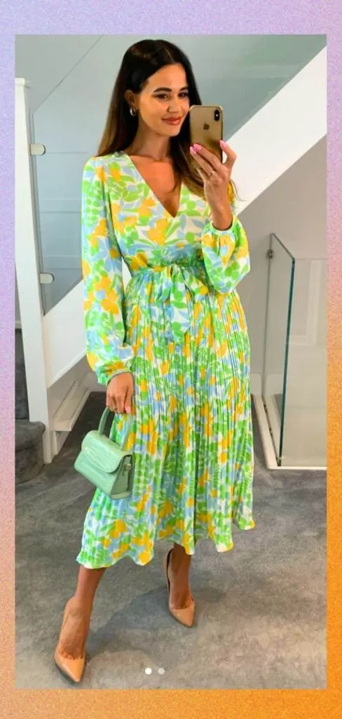 FLORAL DRESS Mother's day brunch