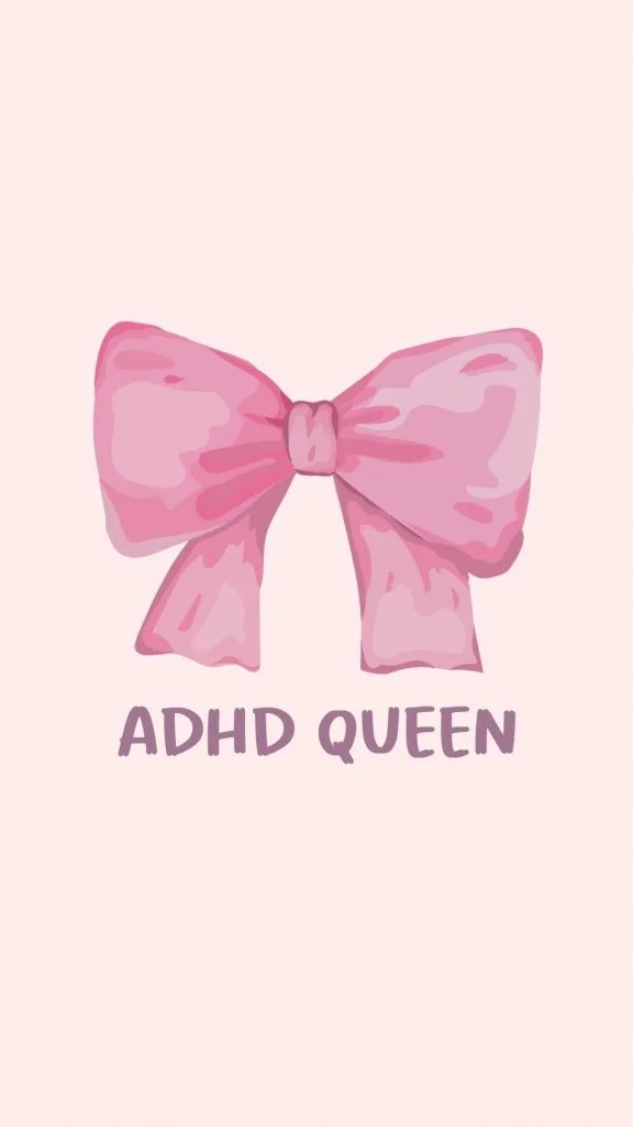 ADHD Queen pink ribbon wallpaper download
