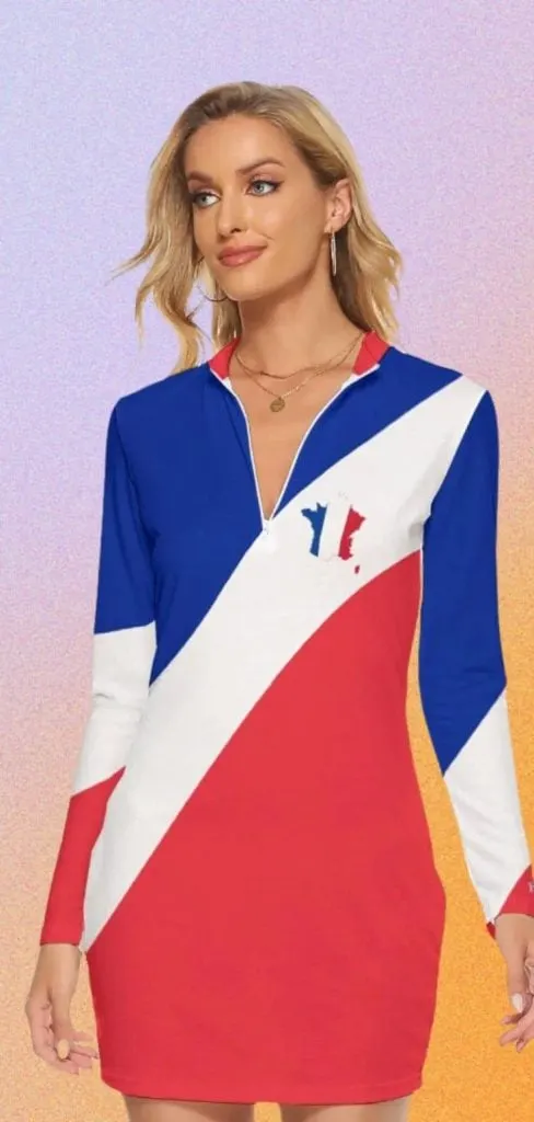 a night in paris theme party dress