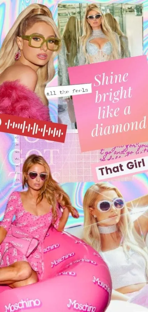 Paris Hilton aesthetic iPhone wallpaper