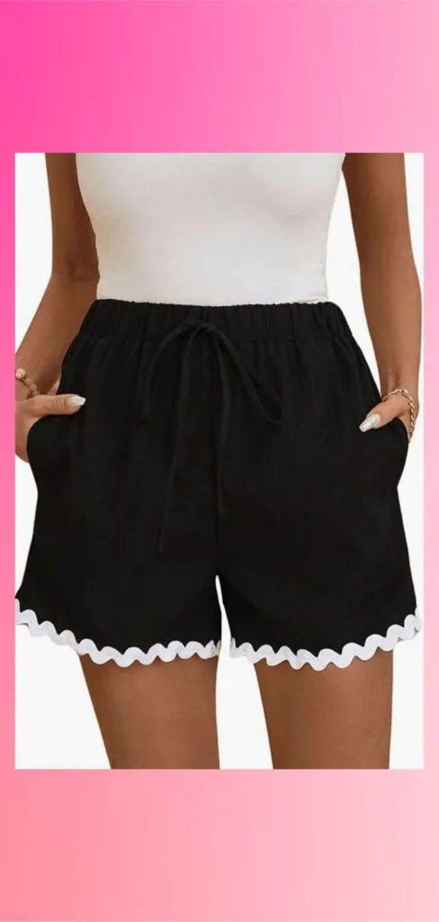 scallop shorts for school