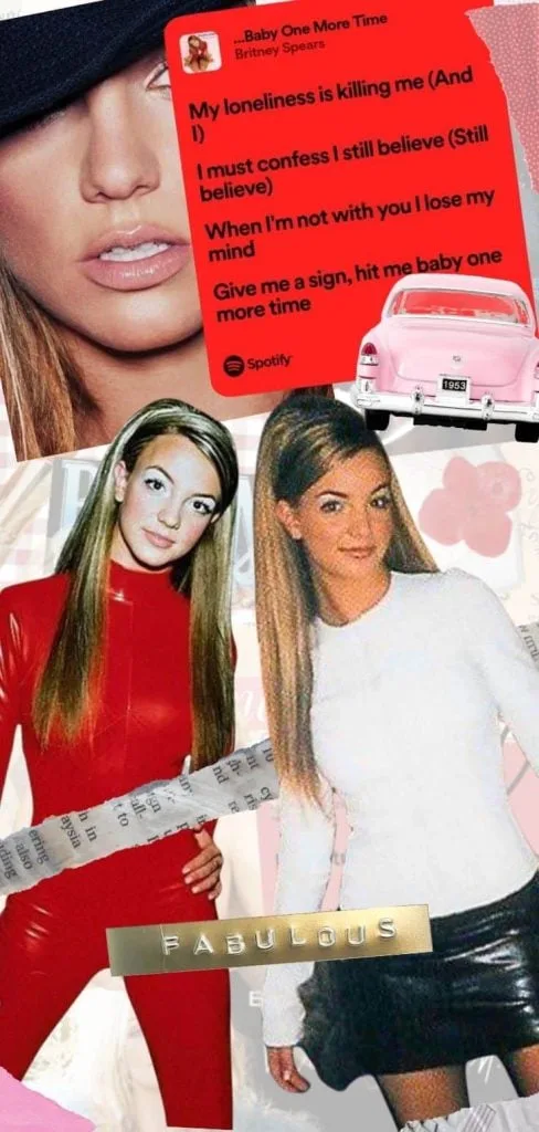 Britney Spears collage wallpaper