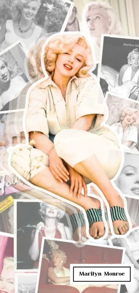 Marilyn Monroe collage wallpaper