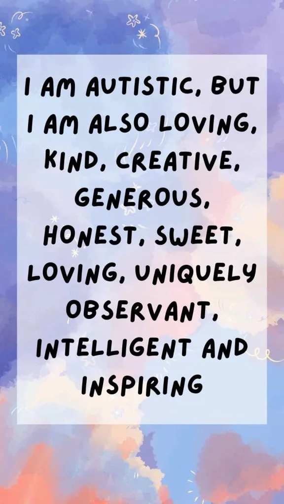 I am autistic phone HD wallpaper