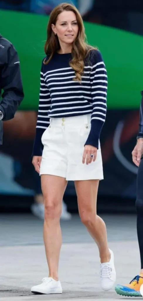 Breton top country club attire pants