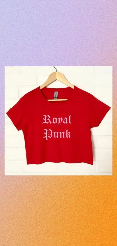 Royal Punk red tee