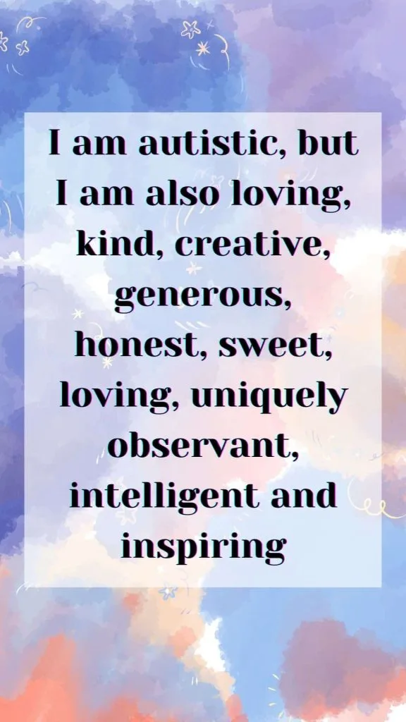 I am autistic phone HD wallpaper