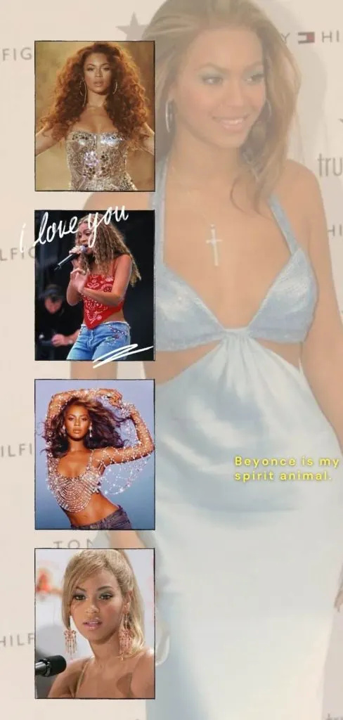 Beyonce phone collage wallpaper