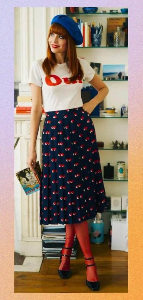 OUI tee for Paris party