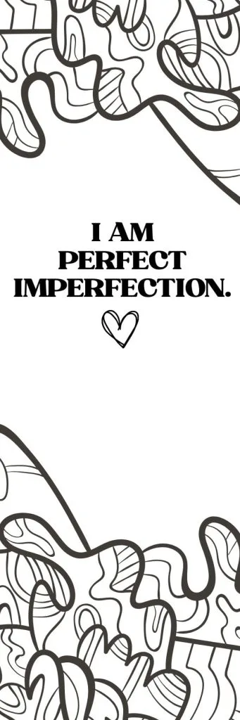 Inspiring printable bookmark