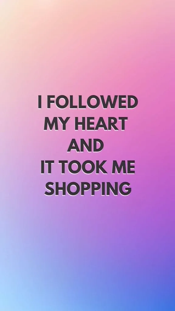 Funny fashion & shopaholic wallpaper