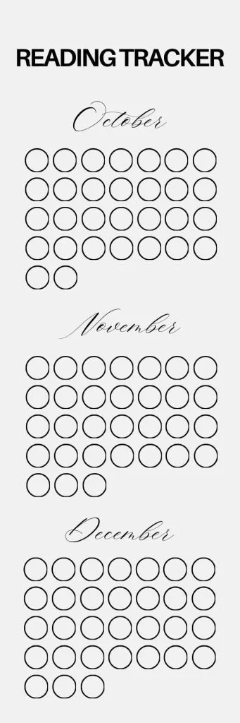 Reading tracker coloring bookmark