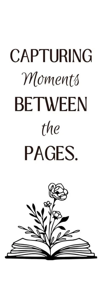 Inspiring quote printable bookmark for adults