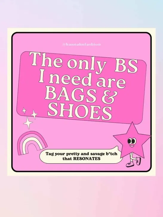 ๐ *Free download* 20 funny fashion & shopaholic quotes