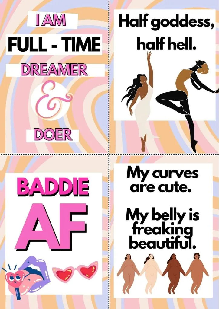 Affirmation posters pdf
