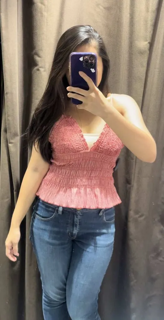 red gingham top cottagecore