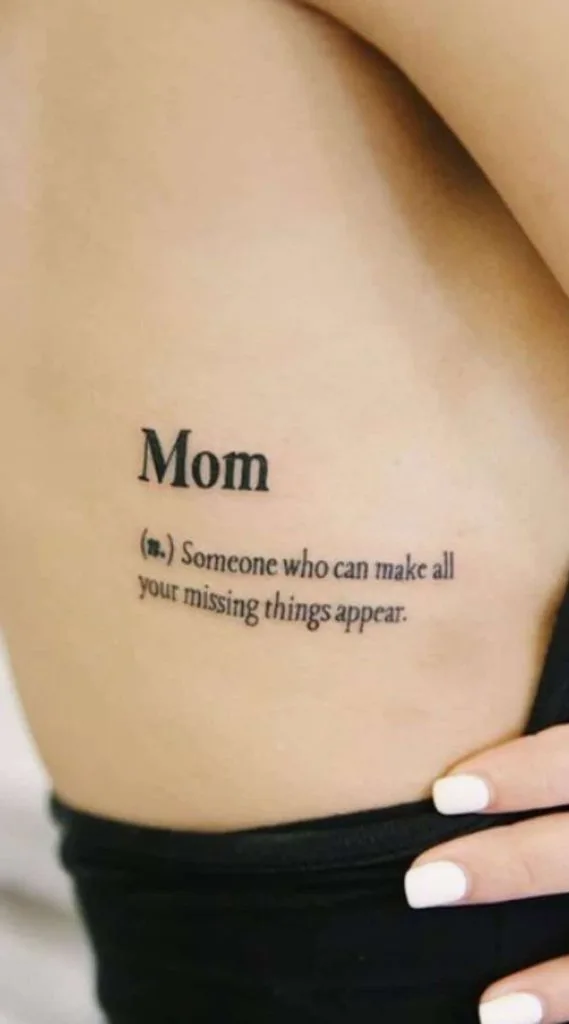 classy designs mom tattoos