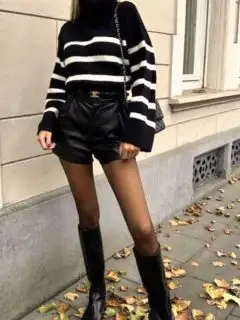 shorts winter outfit ideas