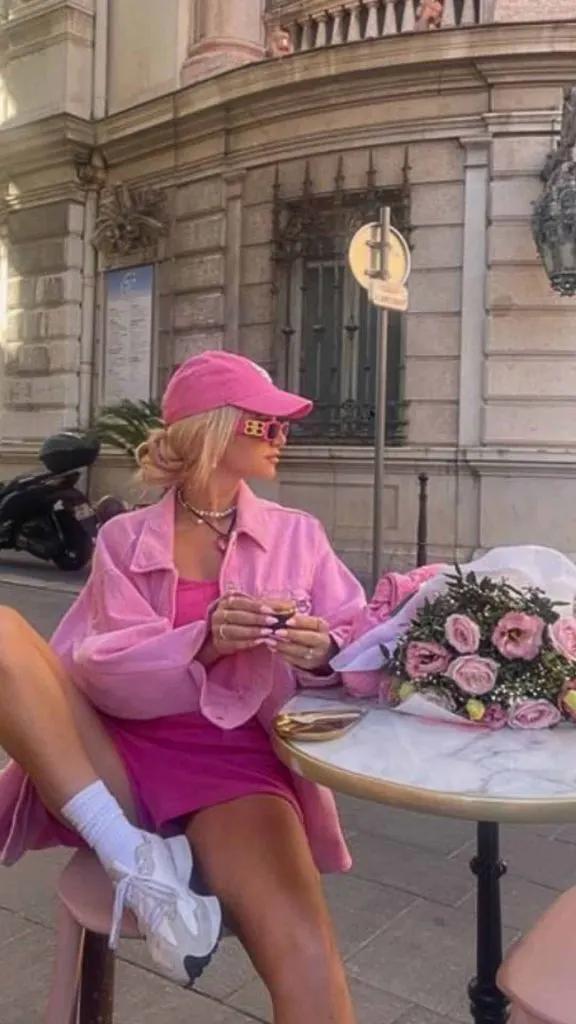 Holding Flower Bouquet Pose