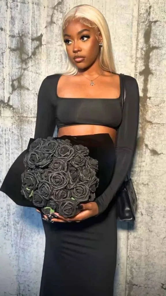 black girl what to wear flower bouquet