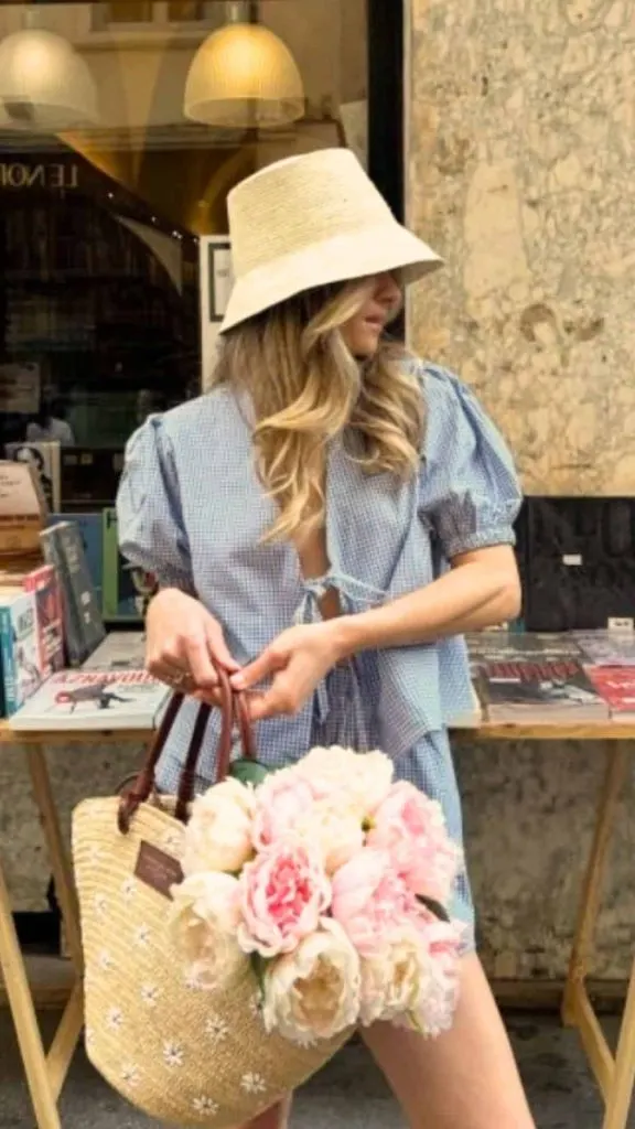 flower bouquet outfit ideas