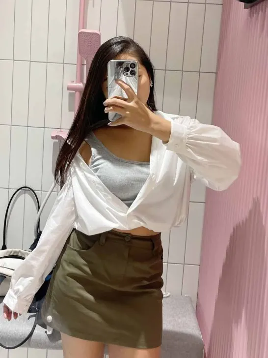 *20 ways* to wear with white shirt? + look slimmer tips!