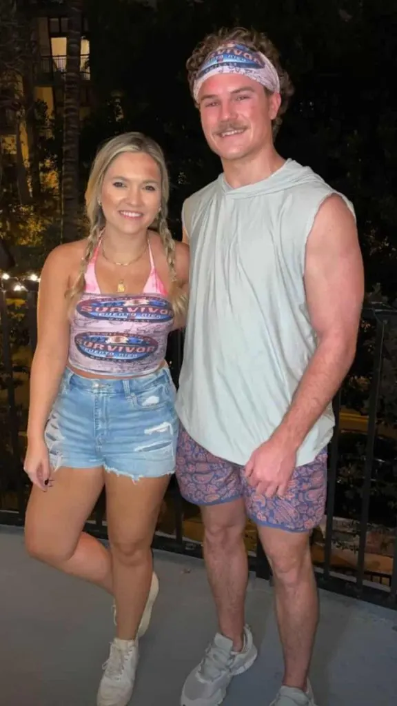 couple what to wear to survivor themed party