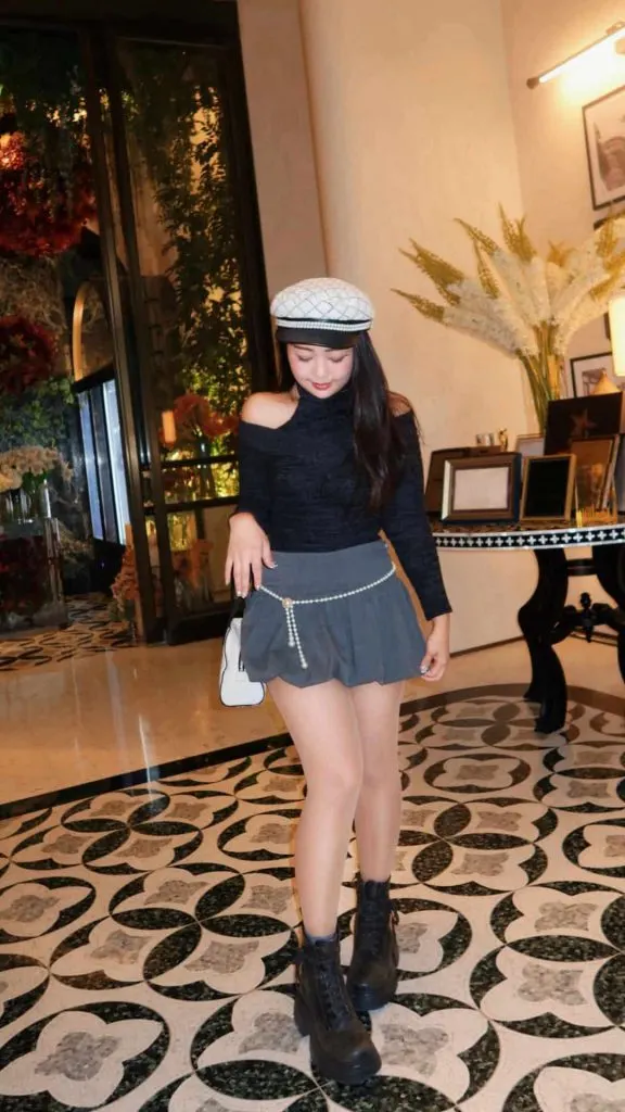 winter OOTD girl fashion