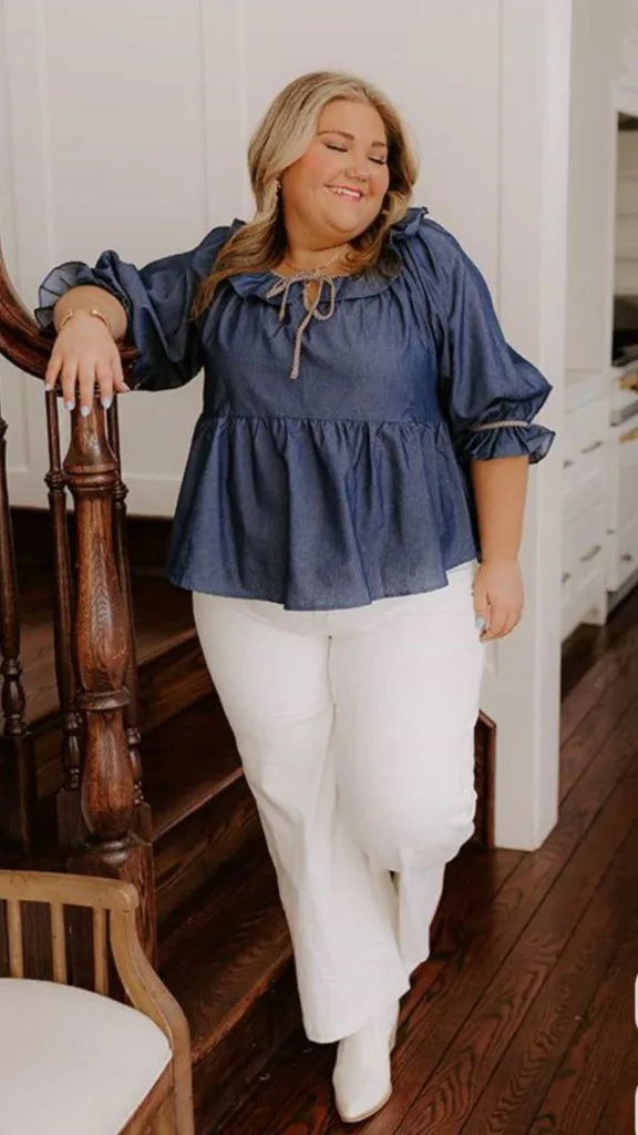 60th birthday party outfit peplum top